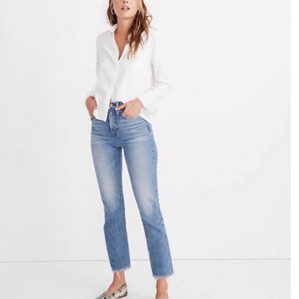 Madewell The Perfect Vintage crop jeans size 28